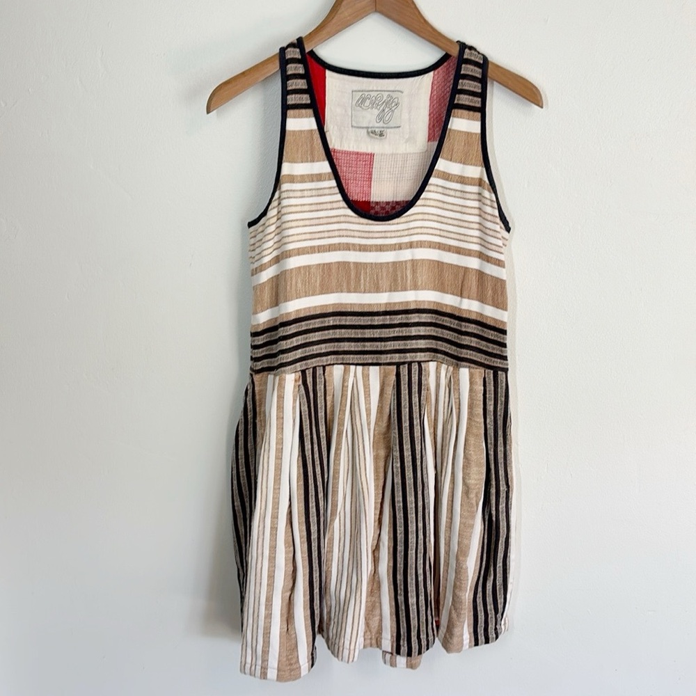 Ace & Jig Striped Sleeveless Mini Dress